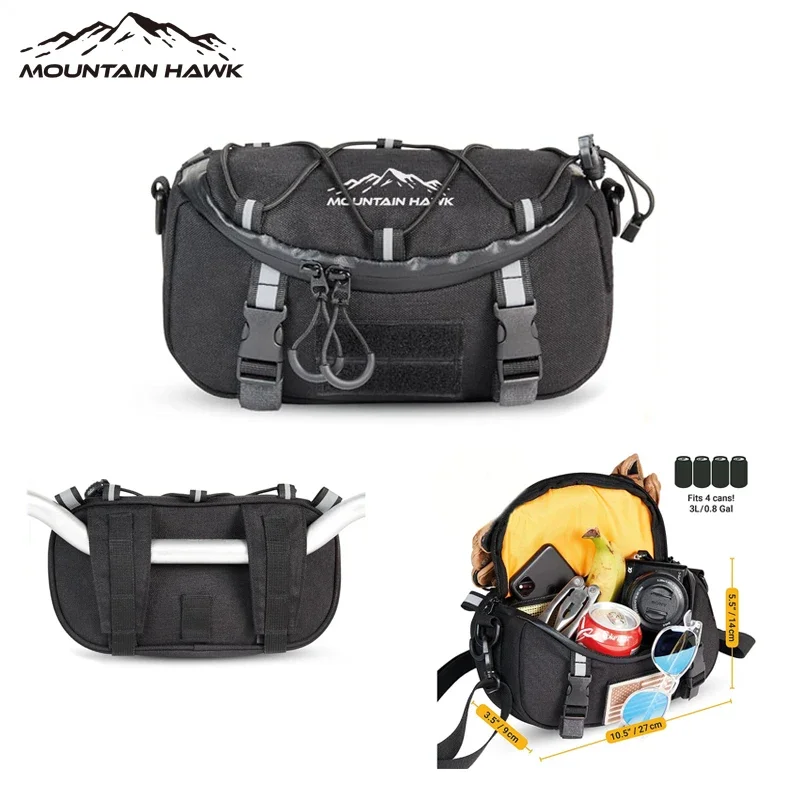 2026 New Motorcycle Handlebar Bag Universal 3L with Molle System Cycling Travel Shoulder Bag Storage Bag Navigation Bag
2026 New Motorcycle Handlebar Bag Universal 3L with Molle System Cycling Travel Shoulder Bag Storage Bag Navigation Bag