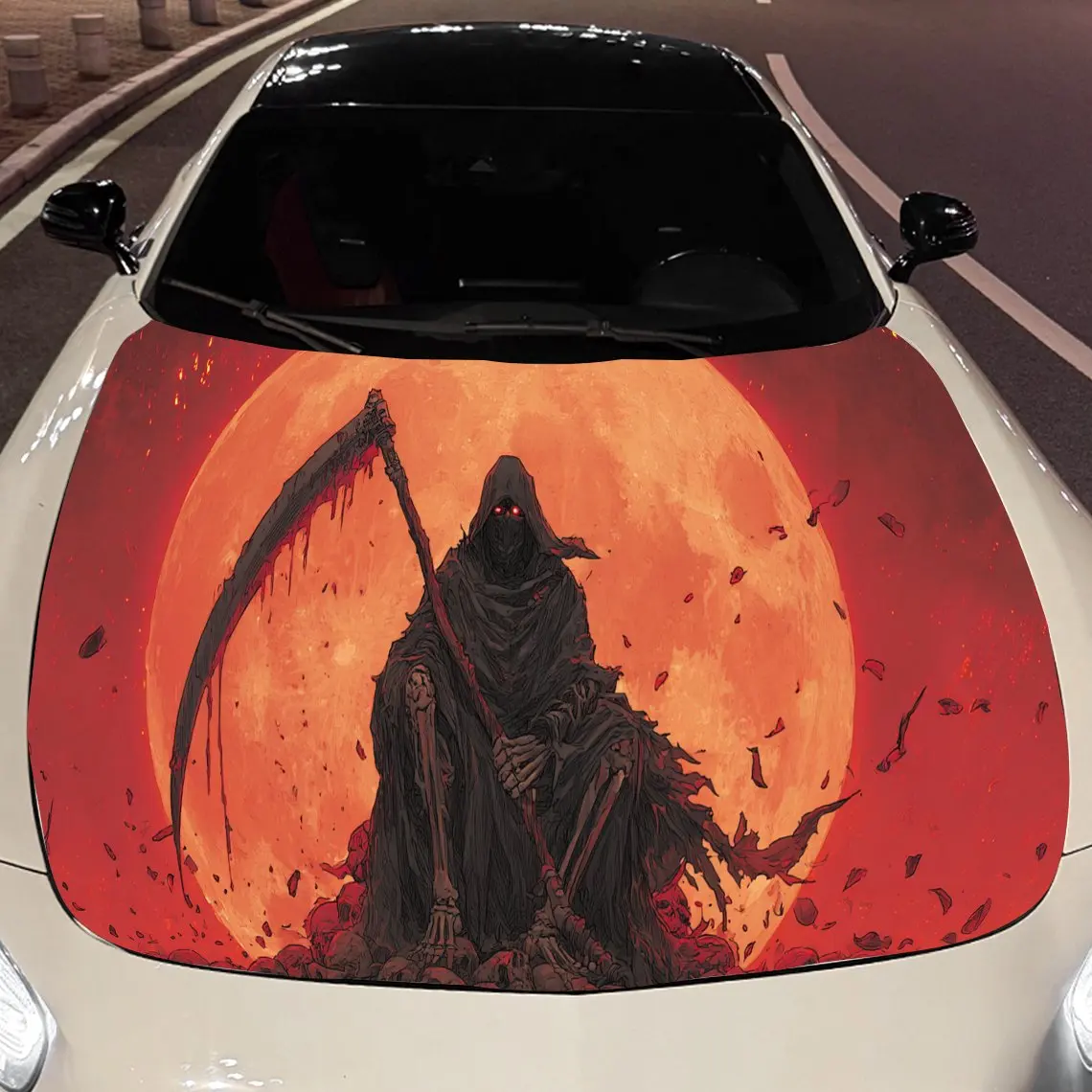 Наклейка на капот двигателя автомобиля Grim Reaper от Red Moon, автоматические виниловые обертывания, водонепроницаемая самоклеящаяся наклейка на автомобиль, прочная и устойчивая к царапинам
Наклейка на капот двигателя автомобиля Grim Reaper от Red Moon, автоматические виниловые обертывания, водонепроницаемая самоклеящаяся наклейка на автомобиль, прочная и устойчивая к царапинам
