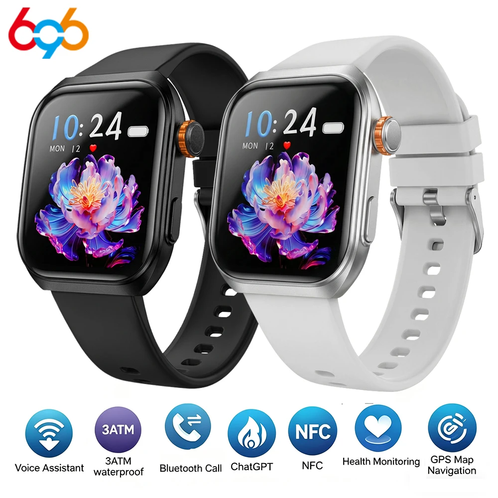 AMOLED Screen Sports Blue Tooth Call Outdoor Clock Sleep Heart Rate Health Waterproof Smartwatch NFC GPS Men Women Smart Watch
AMOLED Screen Sports Blue Tooth Call Outdoor Clock Sleep Heart Rate Health Waterproof Smartwatch NFC GPS Men Women Smart Watch