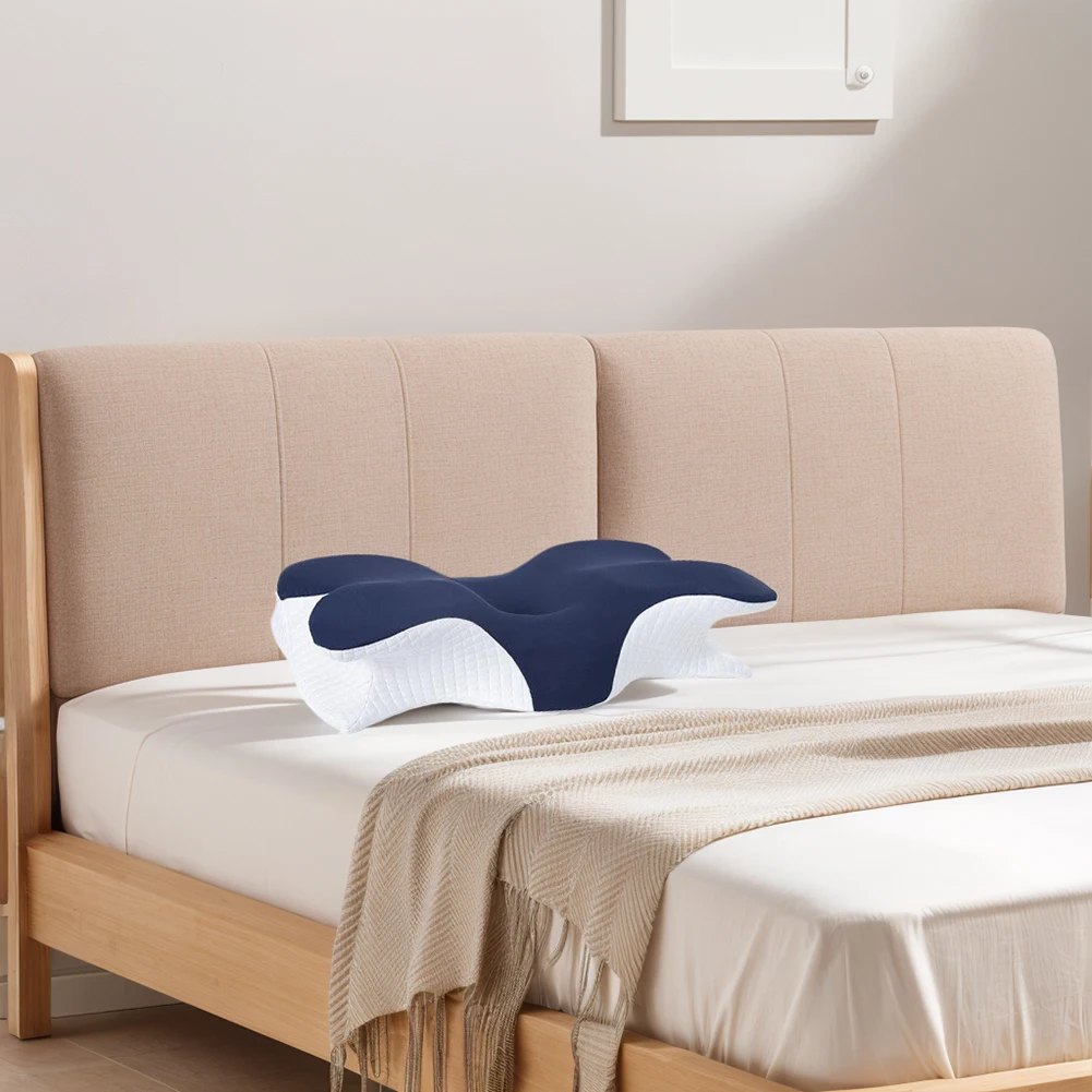 Ergonomic Slow Rebound Memory Foam Pillow Neck Protection Sleeping Butterfly Pillow Cervical Orthopedic Neck Pillow
Ergonomic Slow Rebound Memory Foam Pillow Neck Protection Sleeping Butterfly Pillow Cervical Orthopedic Neck Pillow