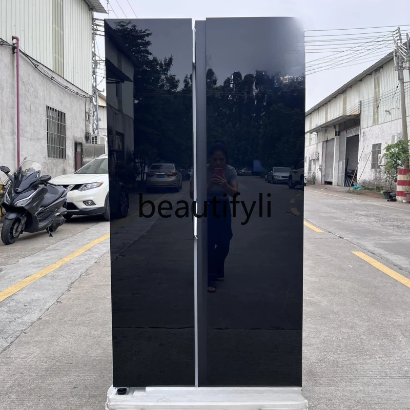 Double Door Side-by-Side Refrigerator Glass Panel First-Class Energy Efficiency Frost-Free Inverter
Double Door Side-by-Side Refrigerator Glass Panel First-Class Energy Efficiency Frost-Free Inverter