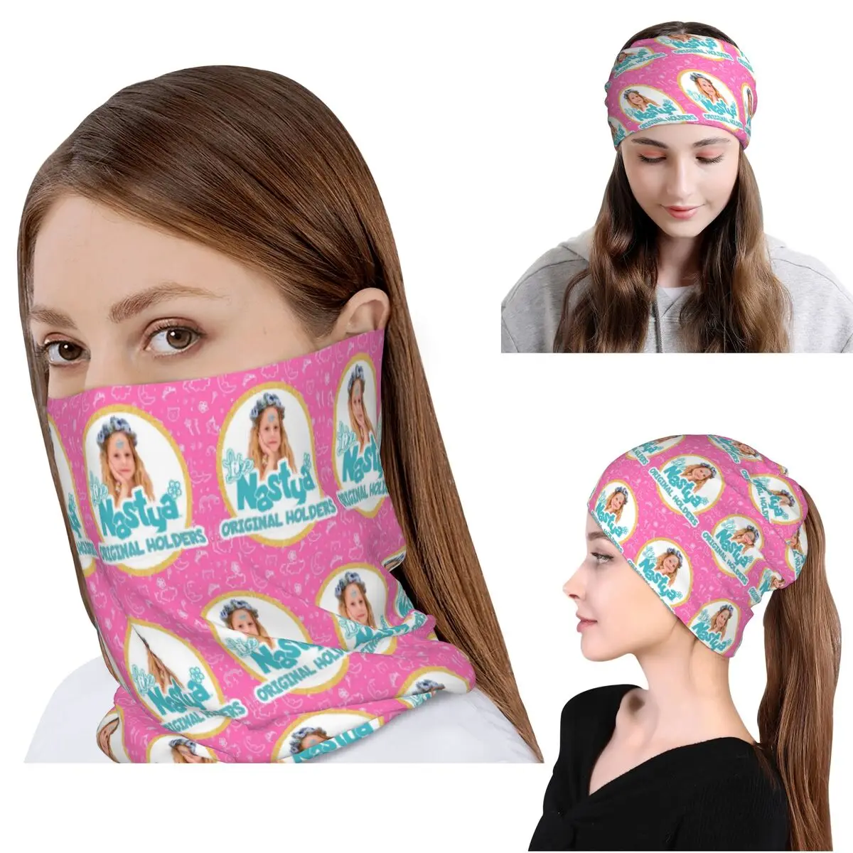 Lovely Like Nastya Bandana Neck Gaiter Wrap Mask Scarf Multi-use Balaclava Beanies Hat Unisex Adult Windproof
Lovely Like Nastya Bandana Neck Gaiter Wrap Mask Scarf Multi-use Balaclava Beanies Hat Unisex Adult Windproof