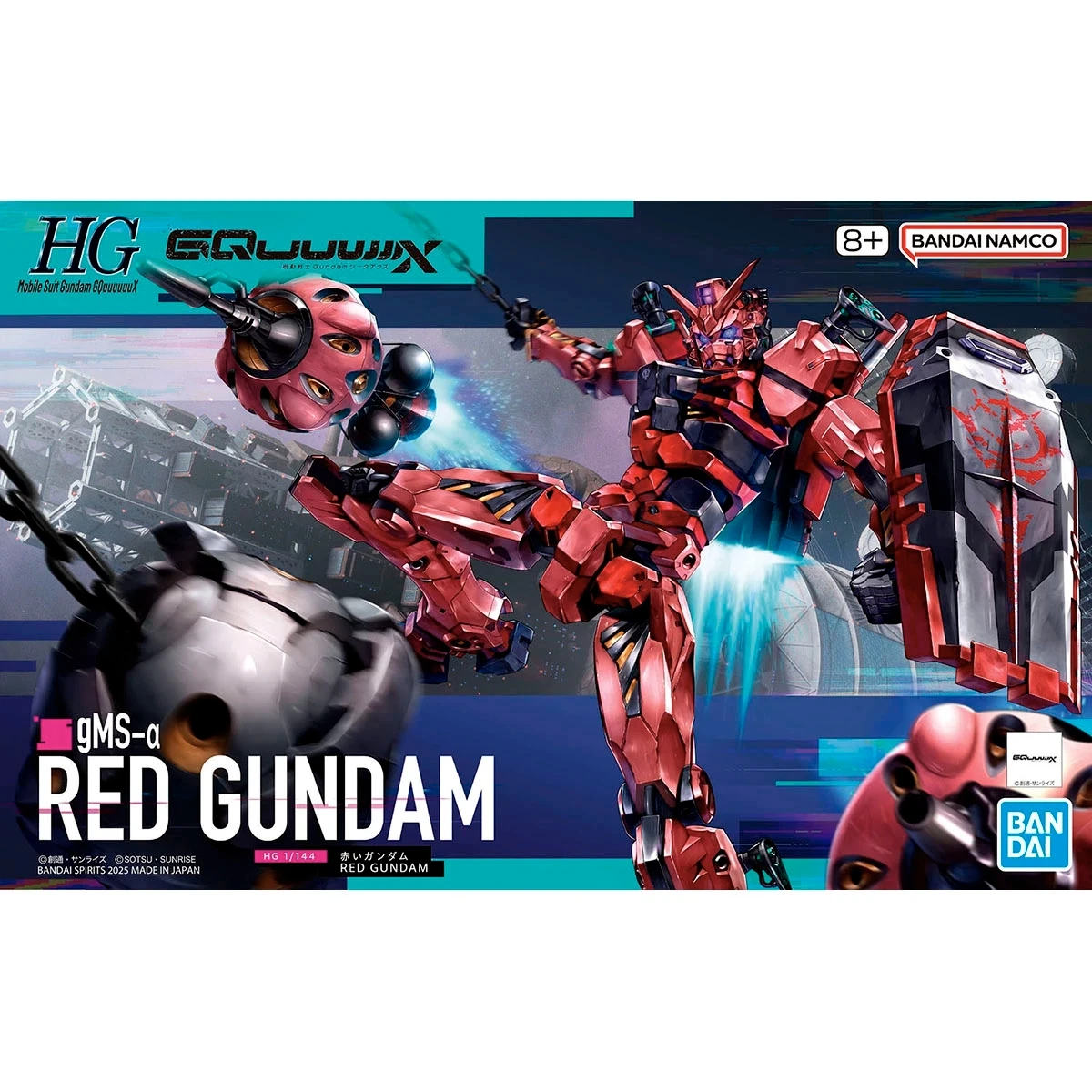 In Stock: Bandai HG 1/144 GquuuuuuX Red Gundam Char G-Quarks Assembling Model Red
In Stock: Bandai HG 1/144 GquuuuuuX Red Gundam Char G-Quarks Assembling Model Red