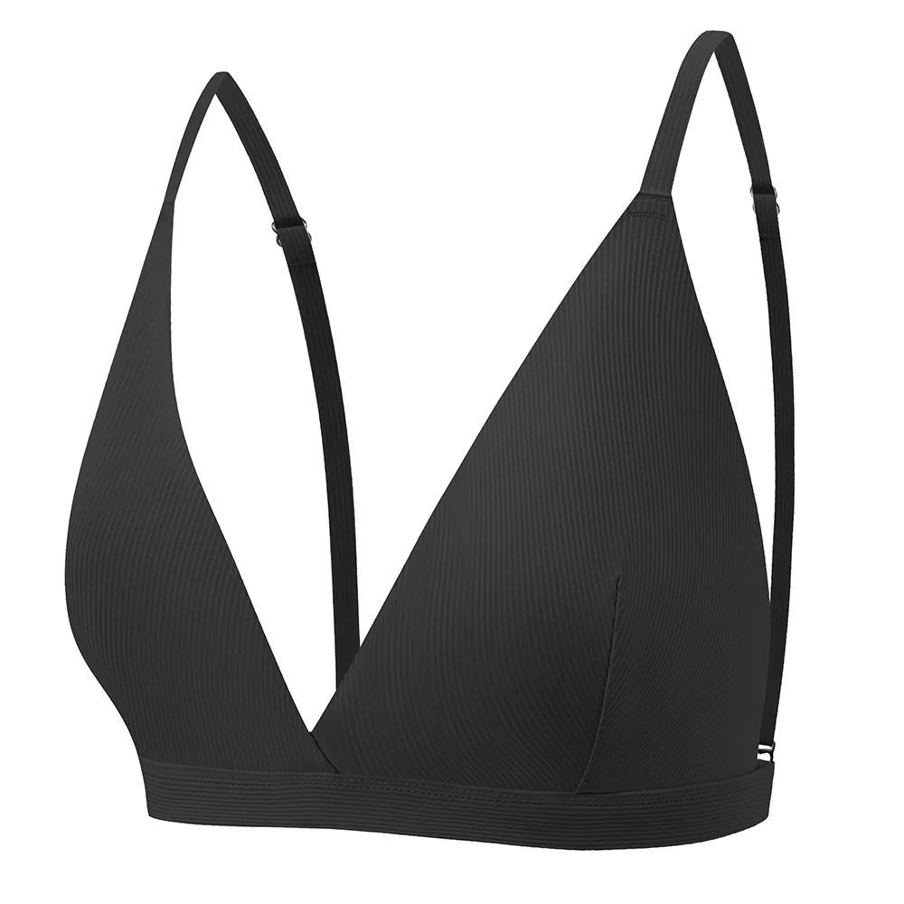 Women's Seamless Rimless Bra Ribbed Triangle Cup Underwear Briefs Set Underwear Women Set Sexy Lingerie
Women's Seamless Rimless Bra Ribbed Triangle Cup Underwear Briefs Set Underwear Women Set Sexy Lingerie