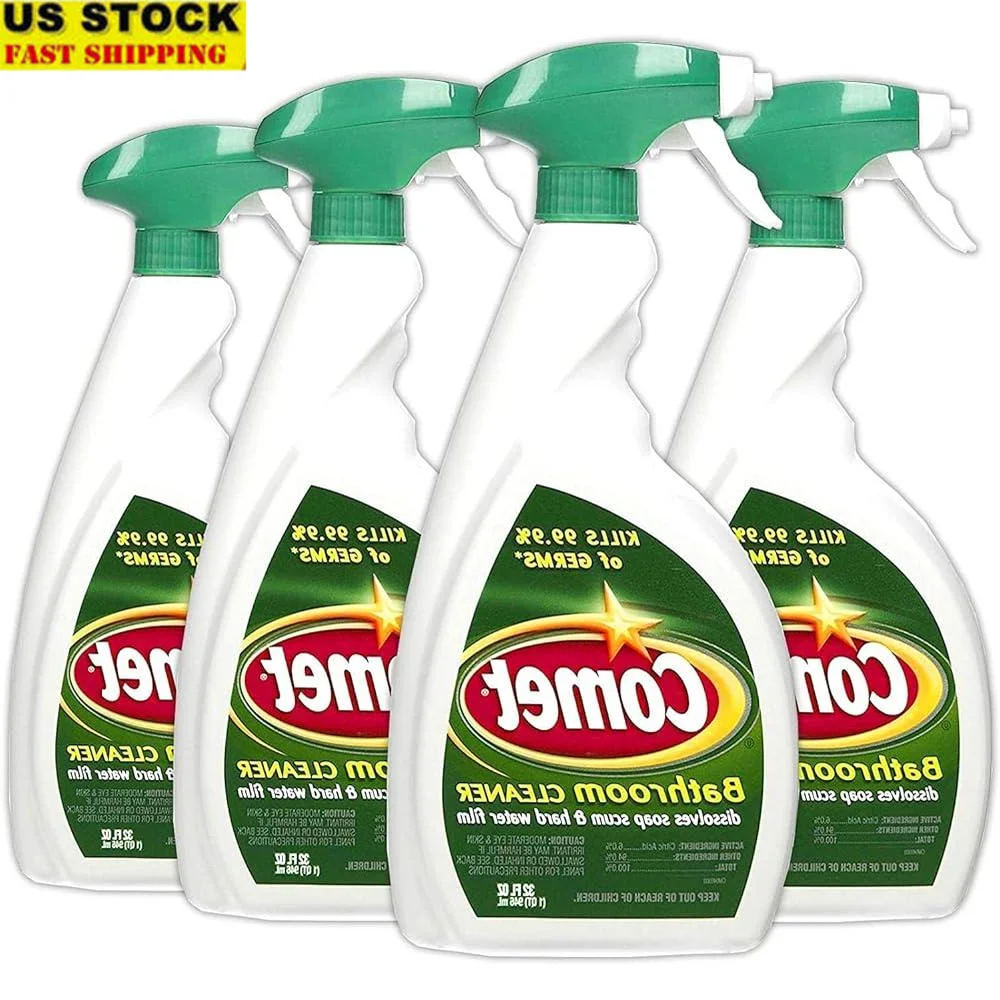 Bathroom Cleaner Spray 32oz Non Toxic Soap Scum Remover Hard Water Film Dissolver Almond Scent 4 Pack For Art Utensils
Bathroom Cleaner Spray 32oz Non Toxic Soap Scum Remover Hard Water Film Dissolver Almond Scent 4 Pack For Art Utensils