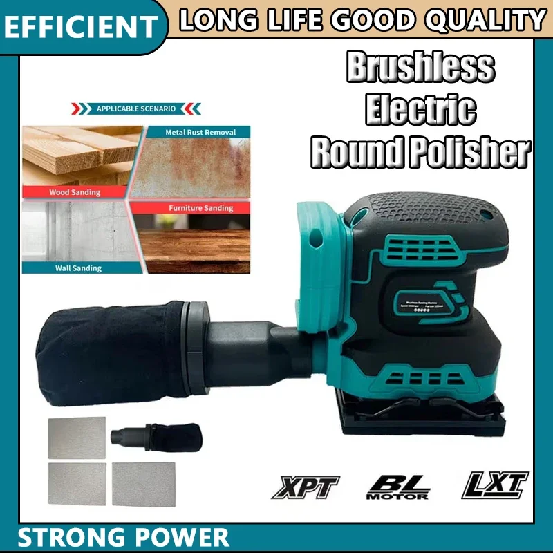 Fit Makita 3-Speed Sanding Machine Fit 18V Battery Electric Cordless Disc Random Orbital Brushless Sander Grinding Polisher
Fit Makita 3-Speed Sanding Machine Fit 18V Battery Electric Cordless Disc Random Orbital Brushless Sander Grinding Polisher