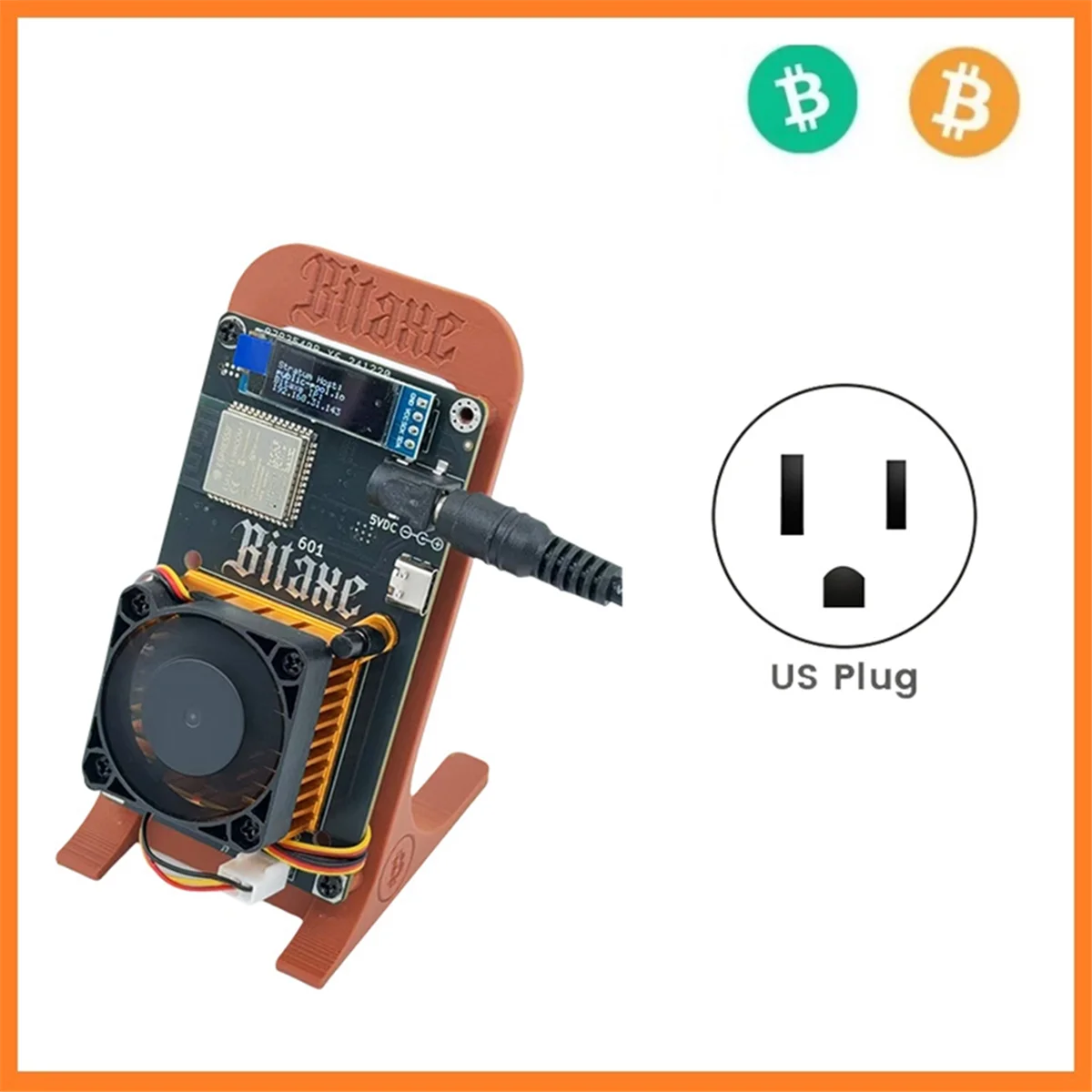 AB20-Bitaxe Gamma 601 Bitcoin Solo Lottery Miner 1.2TH/S 18-22W BM1370 Asic Chip BTC Miner From Antminer S21 Pro US PLUG
AB20-Bitaxe Gamma 601 Bitcoin Solo Lottery Miner 1.2TH/S 18-22W BM1370 Asic Chip BTC Miner From Antminer S21 Pro US PLUG