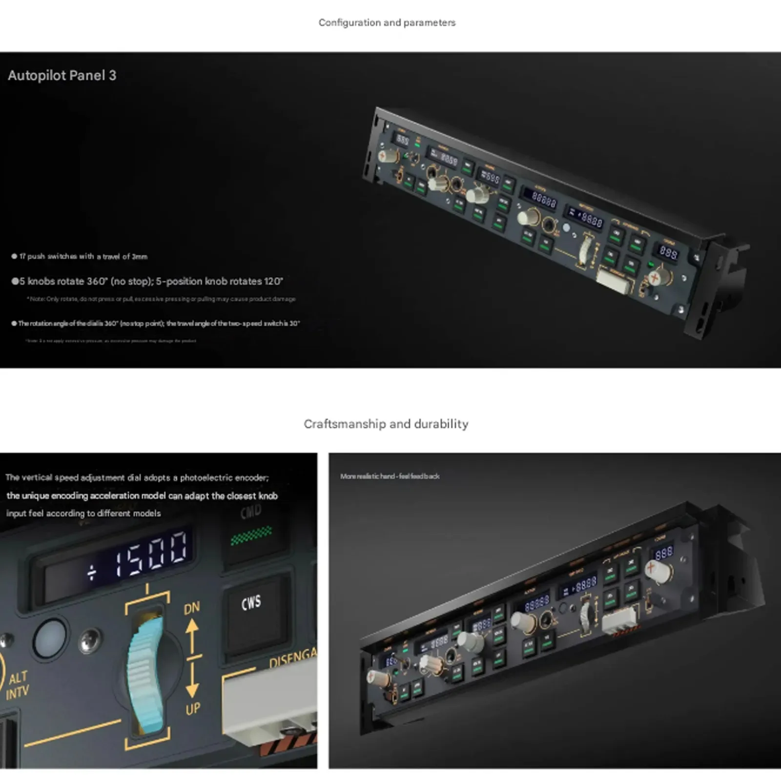 WINWING Flight Simulation PAP3 Zibo PMDG iFly Моделирование полета Панель автопилота для X-Plane MSFS 2020
WINWING Flight Simulation PAP3 Zibo PMDG iFly Моделирование полета Панель автопилота для X-Plane MSFS 2020