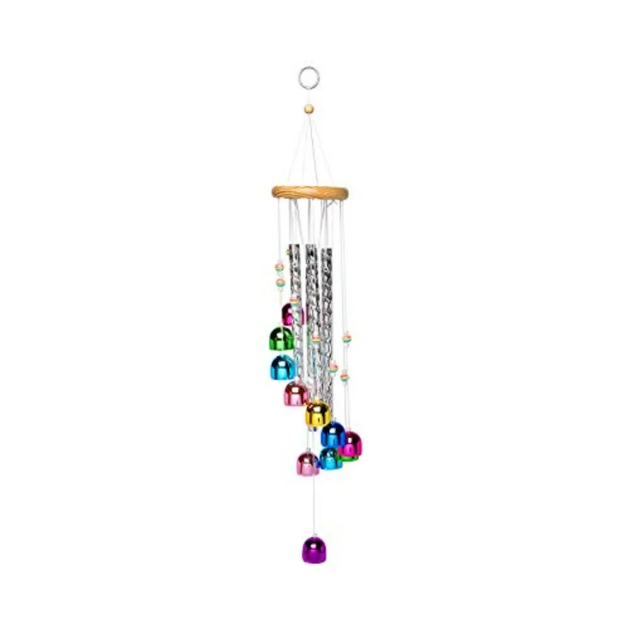 Colorful Wind Chimes for Outside with 4 Aluminum Tubes Comes with 11 Bells for Home Garden Yard Patio Decor
Colorful Wind Chimes for Outside with 4 Aluminum Tubes Comes with 11 Bells for Home Garden Yard Patio Decor