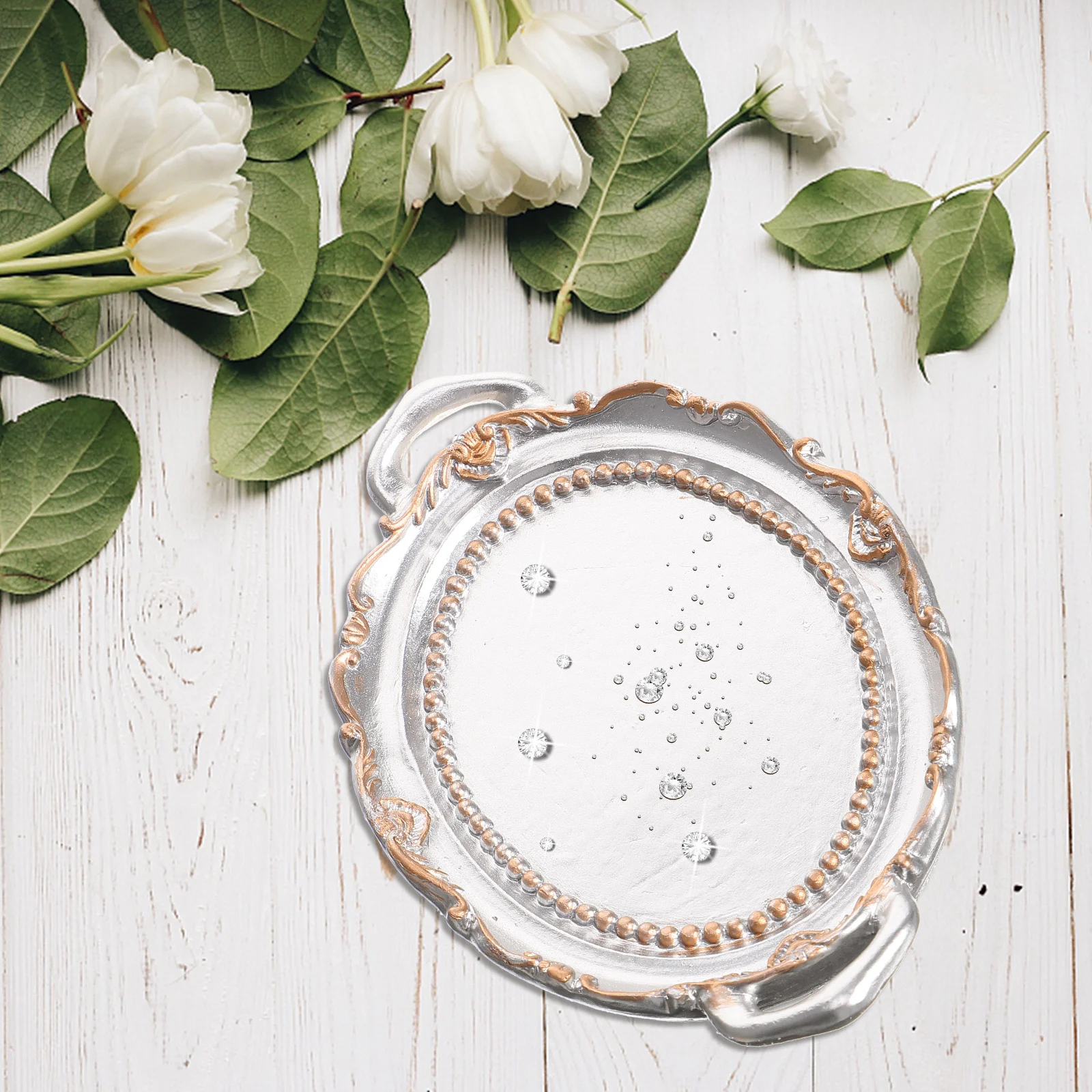 Resin Decorative Jewelry Plate Jewelry Storage Holder Ring Dish Durable Lightweight for Home Table Decoration Ring Holder
Resin Decorative Jewelry Plate Jewelry Storage Holder Ring Dish Durable Lightweight for Home Table Decoration Ring Holder