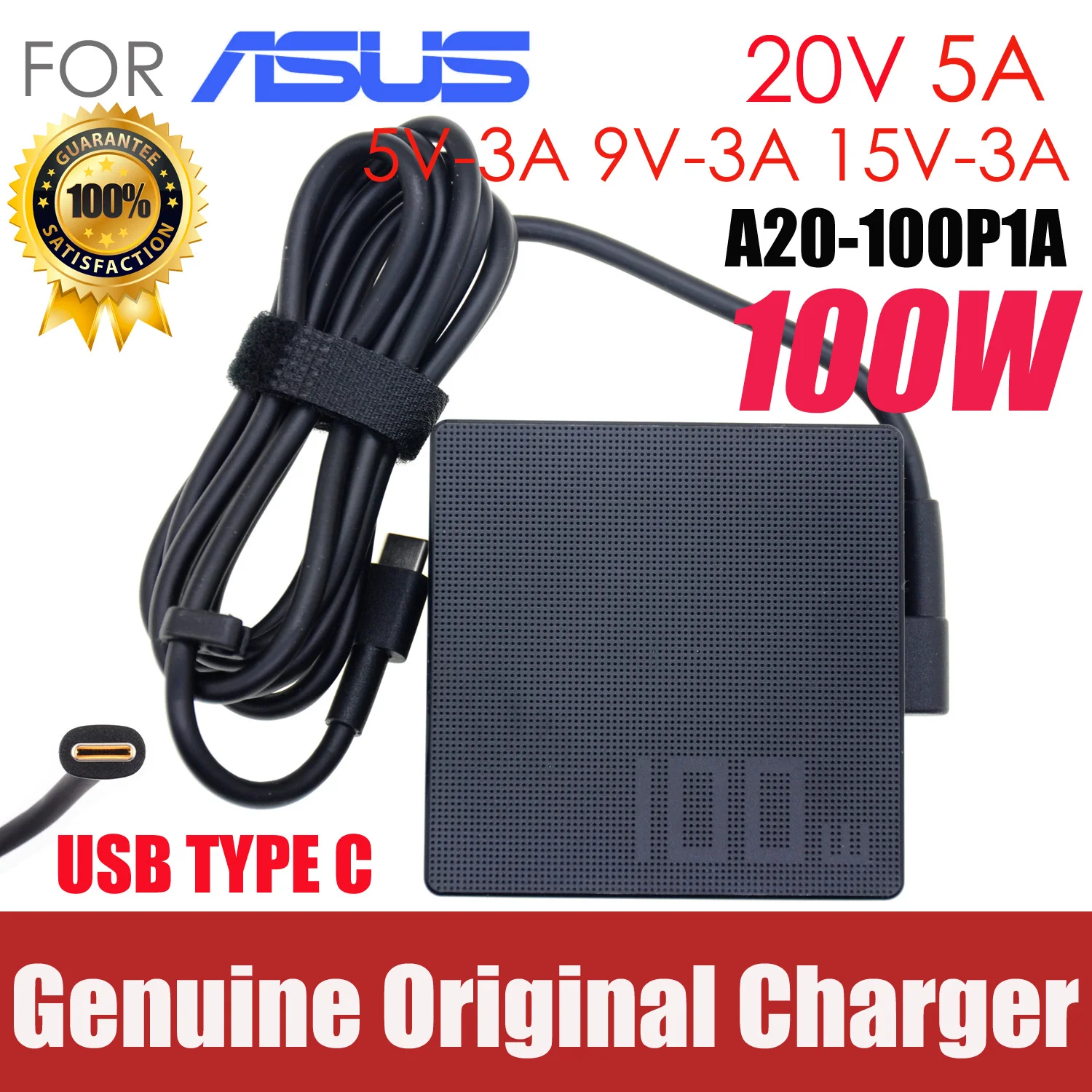 A20-100P1A зарядное устройство для ноутбука ASUS ROG Zephyru 100 Вт 20 В 5 А адаптер Type-C GV301QH G533QM GA401QE GA401QM GA503QM GA551QS GX703HS
A20-100P1A зарядное устройство для ноутбука ASUS ROG Zephyru 100 Вт 20 В 5 А адаптер Type-C GV301QH G533QM GA401QE GA401QM GA503QM GA551QS GX703HS