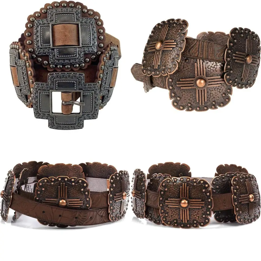 Большой коричневый женский пояс-кончо с крестом - модный аксессуар в западном стиле
Большой коричневый женский пояс-кончо с крестом - модный аксессуар в западном стиле