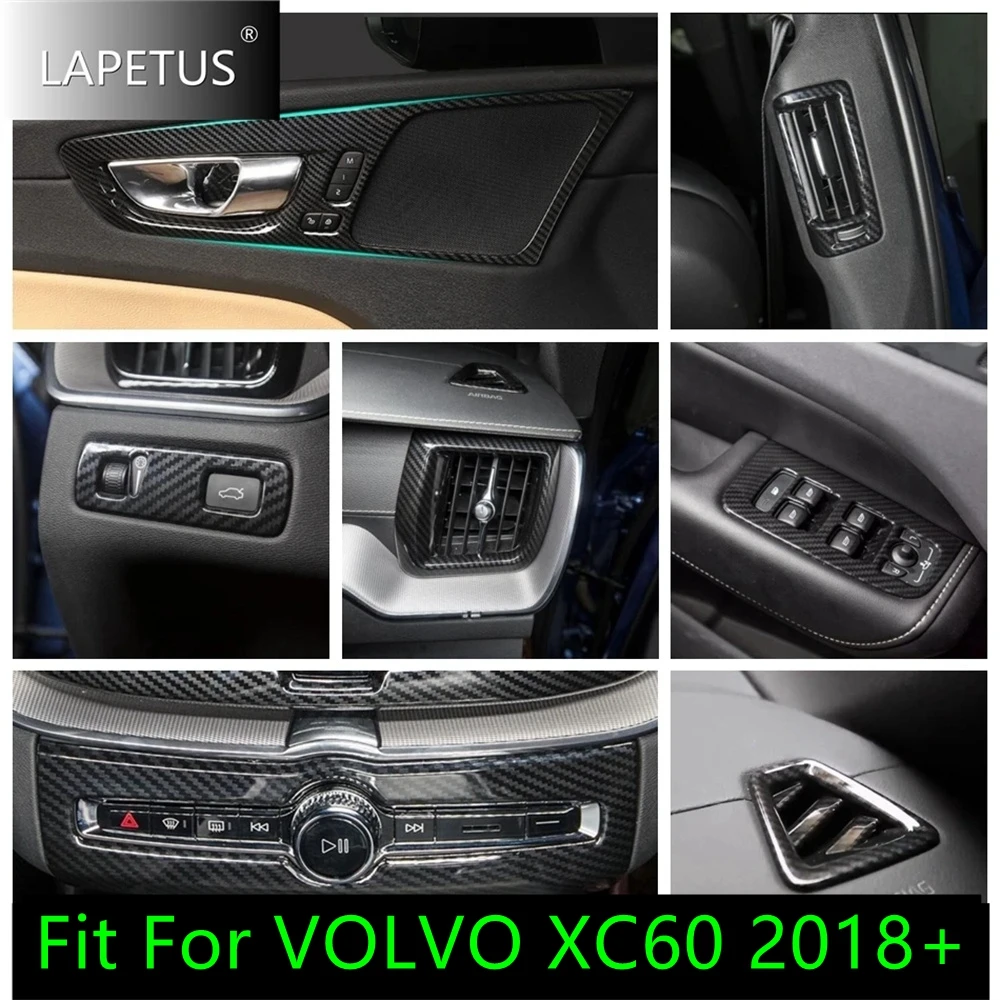 Carbon Fiber Dashboard AC Air / Window Lift Button / Door Handle Bowl Decor Cover Trim Accessories For VOLVO XC60 2018 - 2024
Carbon Fiber Dashboard AC Air / Window Lift Button / Door Handle Bowl Decor Cover Trim Accessories For VOLVO XC60 2018 - 2024