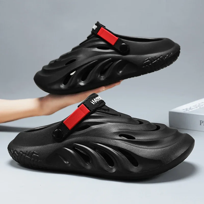 Fashion Men's Sandals Soft EVA Clogs Fashion Thick Sole Couples Beach Slippers Casual Slide Hole Shoes
Fashion Men's Sandals Soft EVA Clogs Fashion Thick Sole Couples Beach Slippers Casual Slide Hole Shoes