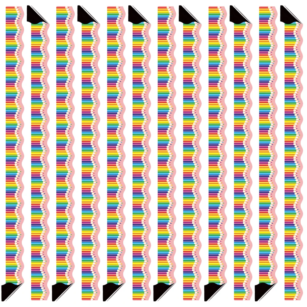 12 Pcs Brush Sticker Bulletin Board Decoration Stickers School Strip Blackboard Border
12 Pcs Brush Sticker Bulletin Board Decoration Stickers School Strip Blackboard Border