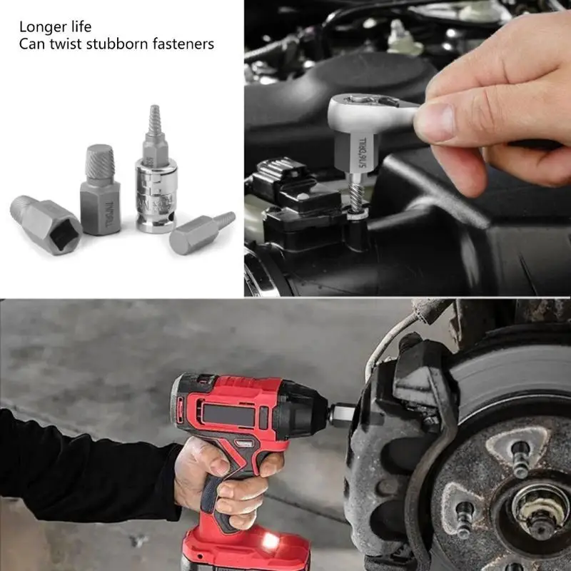 Набор из 25 предметов: экстракторы для сломанных винтов и гаек, мульти-ключ для удаления поврежденных и сорванных винтов/головок.
Набор из 25 предметов: экстракторы для сломанных винтов и гаек, мульти-ключ для удаления поврежденных и сорванных винтов/головок.