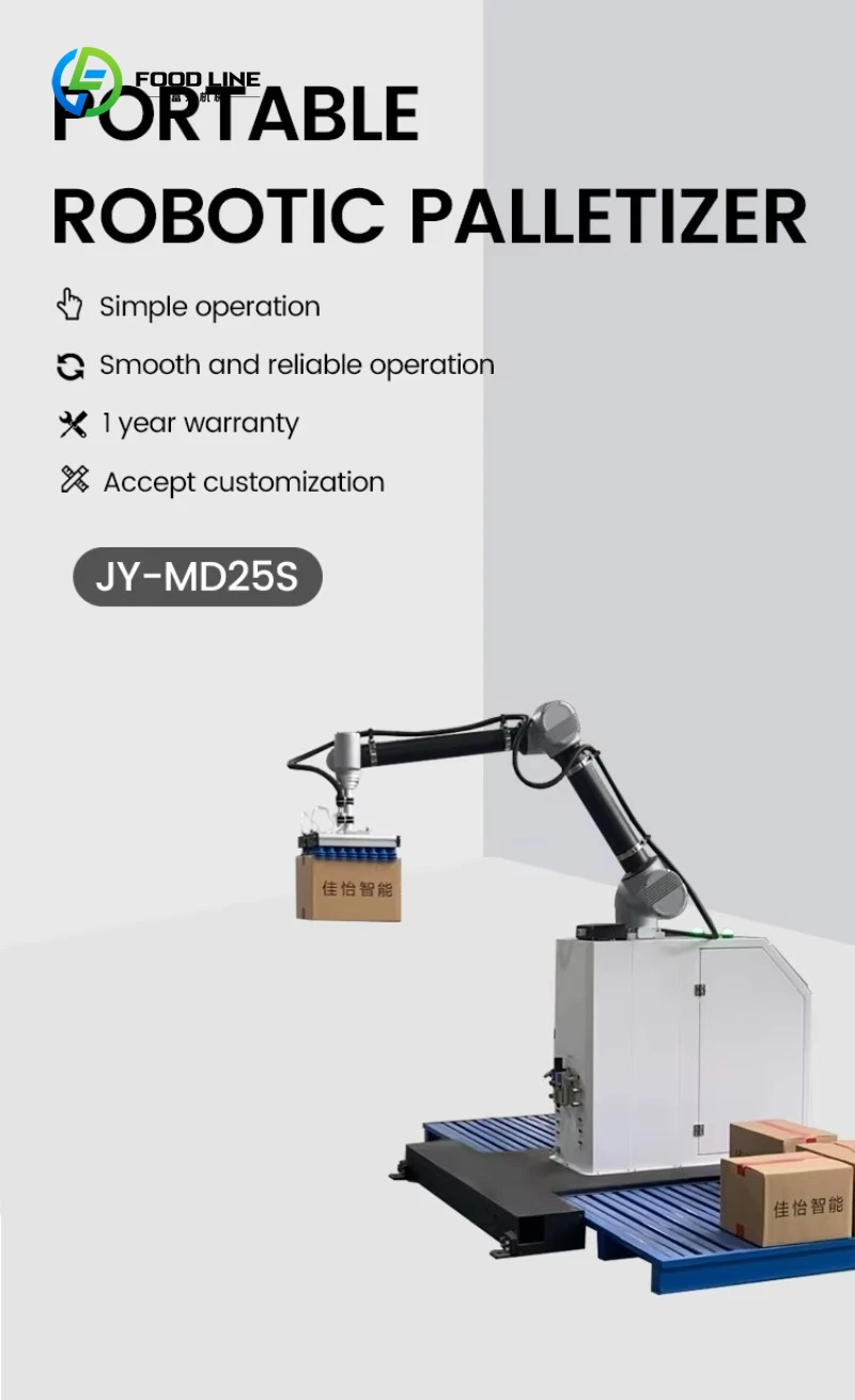 Customized Automatic Arm Stacking Pick and Place Robot Stacker Palletizer Robot Palletizing Machine
Customized Automatic Arm Stacking Pick and Place Robot Stacker Palletizer Robot Palletizing Machine