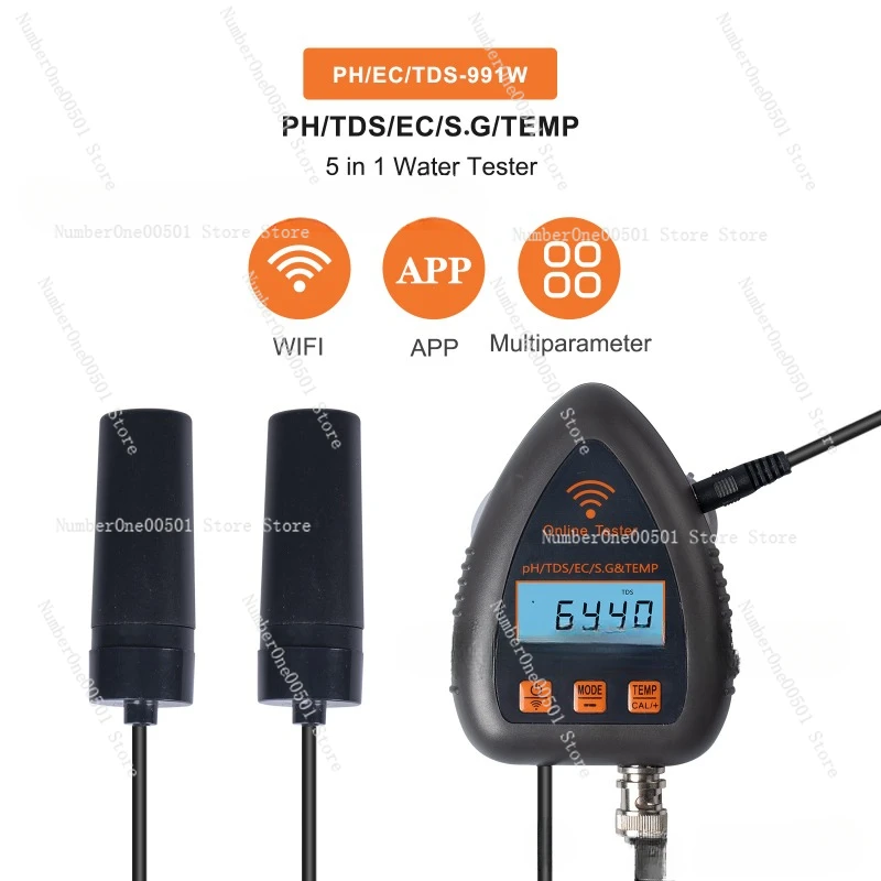 Intelligent Water Quality Online Monitor PH EC TDS S G Tester for Fish Tank Aquaculture Water Testing Instrument
Intelligent Water Quality Online Monitor PH EC TDS S G Tester for Fish Tank Aquaculture Water Testing Instrument