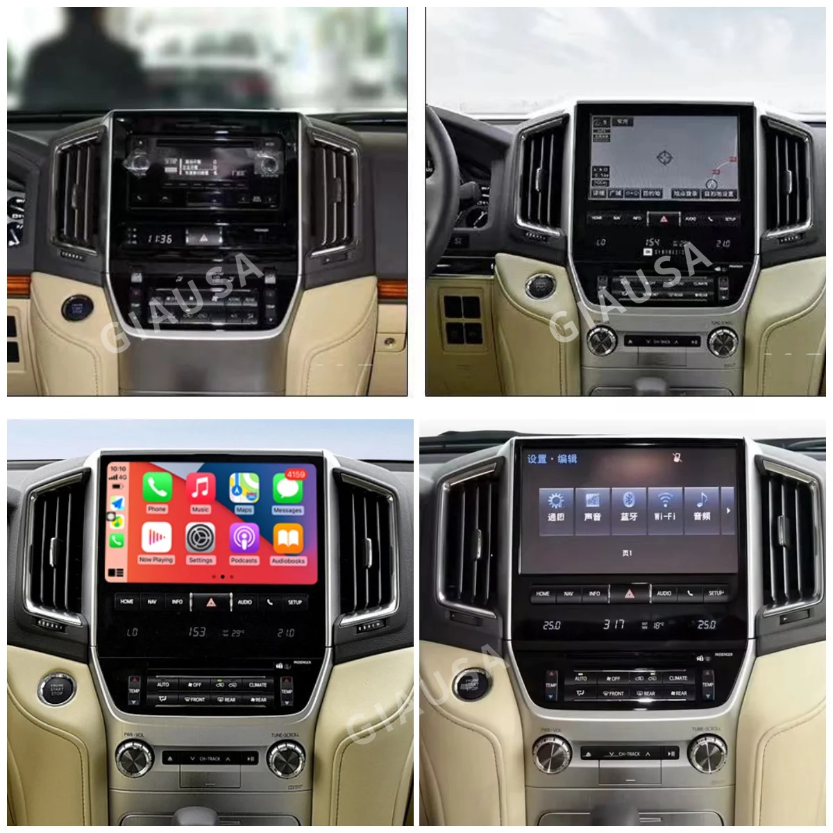 For Toyota Land Cruiser 200 LC200 GXR VXR 2008 -2020 Android Car Radio 2Din Stereo Receiver Autoradio Multimedia Player GPS Navi
For Toyota Land Cruiser 200 LC200 GXR VXR 2008 -2020 Android Car Radio 2Din Stereo Receiver Autoradio Multimedia Player GPS Navi