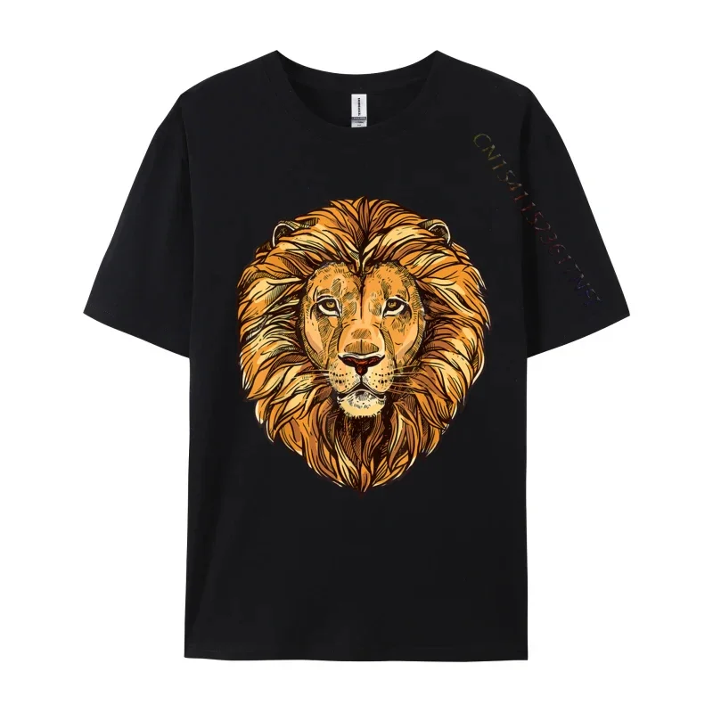 Fun lion cartoon print, men's summer fashion casual breathable top 100% cotton loose short sleeve
Fun lion cartoon print, men's summer fashion casual breathable top 100% cotton loose short sleeve