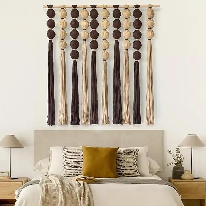 Wall-mounted Small Spherical Tapestry Cotton Textile Tassel Wall-mounted Fiber Yarn Art Bedroom
Wall-mounted Small Spherical Tapestry Cotton Textile Tassel Wall-mounted Fiber Yarn Art Bedroom