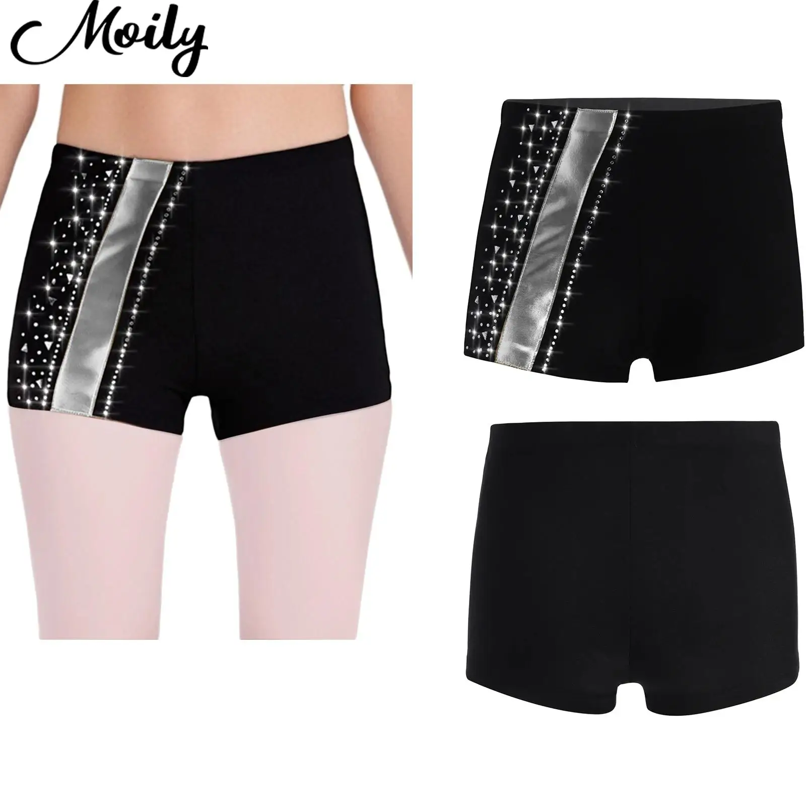 Girls Ballet Dance Gymnastics Shorts Shiny Rhinestones Figure Skating Acrobatics Stage Performance Workout Dancewear Sportswear
Girls Ballet Dance Gymnastics Shorts Shiny Rhinestones Figure Skating Acrobatics Stage Performance Workout Dancewear Sportswear