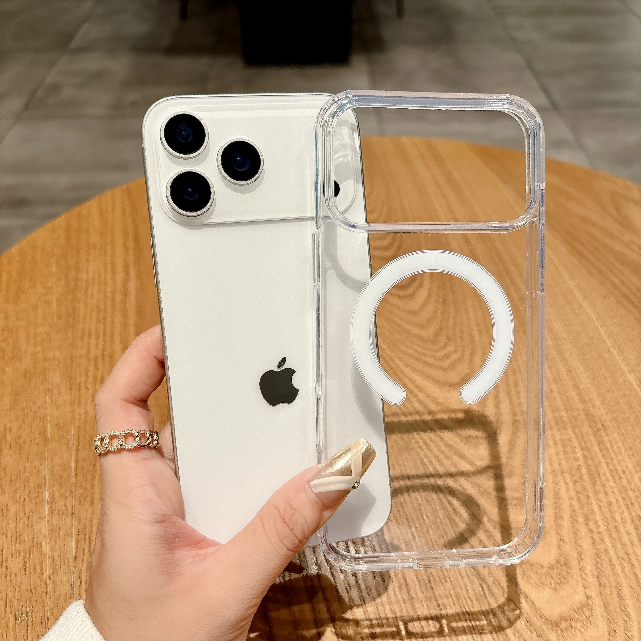 For iPhone 17 Phone Case Transparent For iPhone 16 Pro Max For Magsafe Shockproof Cover For 15 14 13 12 11 Magnetic Charge Cases
For iPhone 17 Phone Case Transparent For iPhone 16 Pro Max For Magsafe Shockproof Cover For 15 14 13 12 11 Magnetic Charge Cases