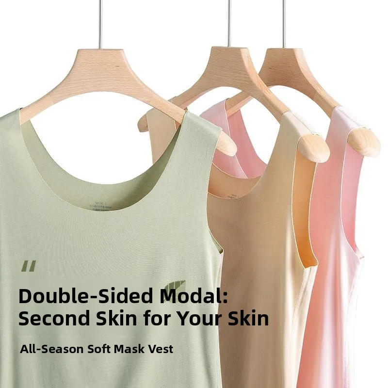 Modale Tank Top 60 Pieces Double-Sided Sleeveless Knitted Sports Women's Camisole Underwear Smooth Fit Home Clothes
Modale Tank Top 60 Pieces Double-Sided Sleeveless Knitted Sports Women's Camisole Underwear Smooth Fit Home Clothes