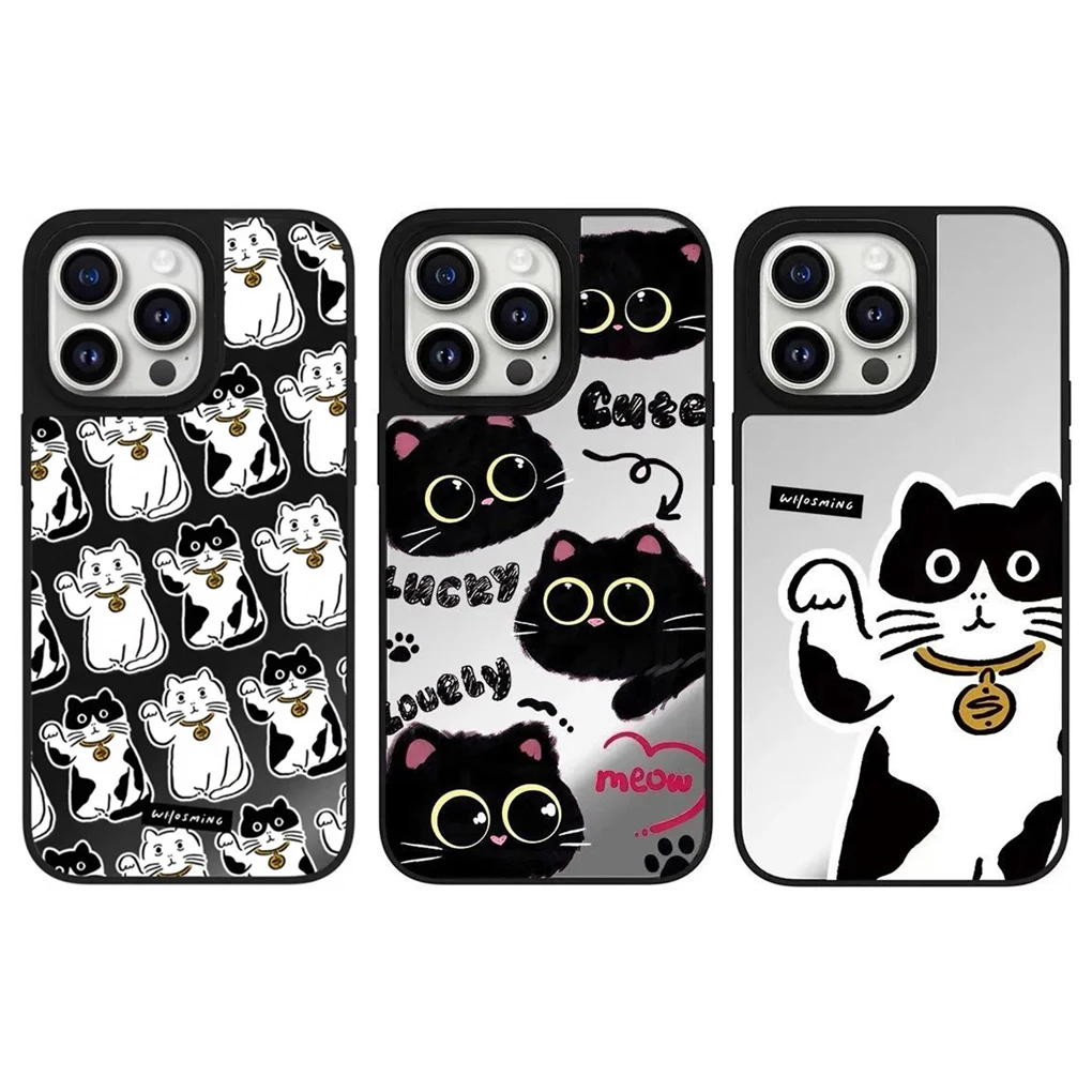 Cute Cat Mirror Surface IPhone 12 13 14 15 16 Pro Max Case - Protective IPhone Case with MagSafe
Cute Cat Mirror Surface IPhone 12 13 14 15 16 Pro Max Case - Protective IPhone Case with MagSafe