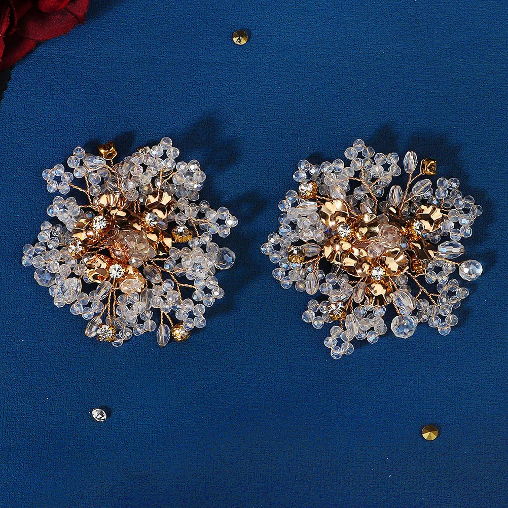 1 Pair Bridal Clips Wedding Shoe Decorations Crystal Flower Buckle For High Heels Women Accessories Charm Shoe Clips For Bride
1 Pair Bridal Clips Wedding Shoe Decorations Crystal Flower Buckle For High Heels Women Accessories Charm Shoe Clips For Bride