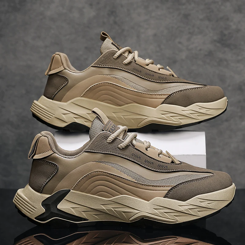 Высококачественные мужские повседневные кроссовки на толстой подошве: новая трендовая модель, универсальные, в винтажном стиле, с амортизацией, удобные спортивные туфли
Высококачественные мужские повседневные кроссовки на толстой подошве: новая трендовая модель, универсальные, в винтажном стиле, с амортизацией, удобные спортивные туфли