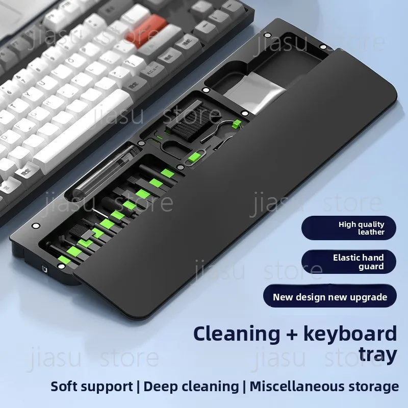 New QS22 22-in-1 Multifunctional Cleaning Kit Keyboard Wrist Rest Leather Foam Wristband for Office Gaming
New QS22 22-in-1 Multifunctional Cleaning Kit Keyboard Wrist Rest Leather Foam Wristband for Office Gaming