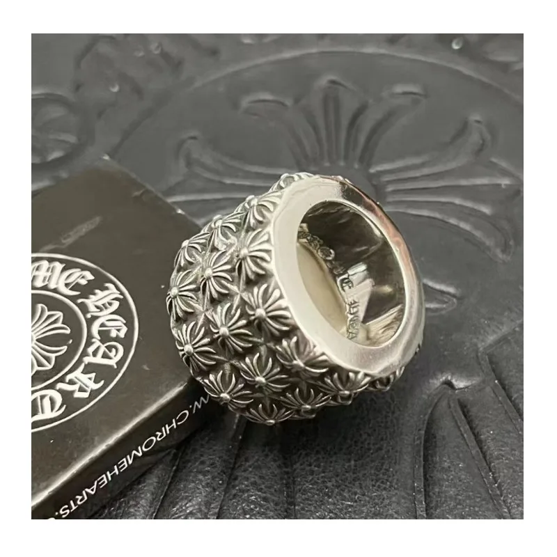Trendy Wide Version Three-layer Full Cross Flower Ring Thai Silver Retro Does Not Fade Medieval Men's Ring Niche High Sense
Trendy Wide Version Three-layer Full Cross Flower Ring Thai Silver Retro Does Not Fade Medieval Men's Ring Niche High Sense