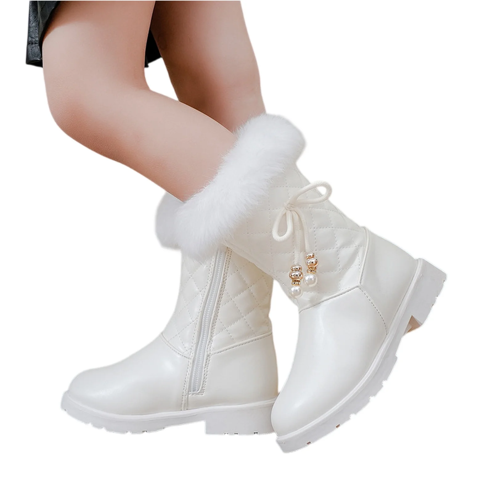 Детские зимние сапоги-снегоходы в корейском стиле для девочек, утепленные, на меху, с боковыми молниями и бантом
Детские зимние сапоги-снегоходы в корейском стиле для девочек, утепленные, на меху, с боковыми молниями и бантом