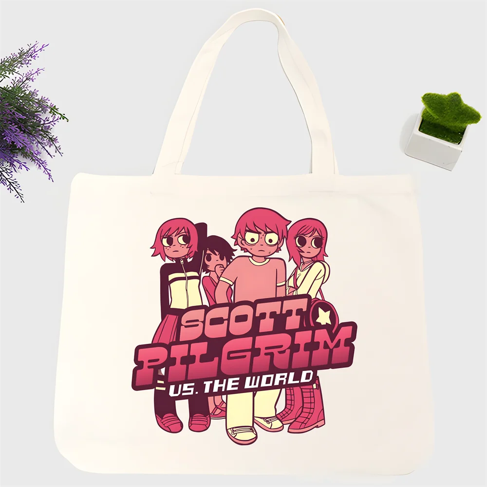 Сумка-шоппер Scott Pilgrim из экологичного хлопкового холста, многоразовая тканевая сумка для покупок
Сумка-шоппер Scott Pilgrim из экологичного хлопкового холста, многоразовая тканевая сумка для покупок