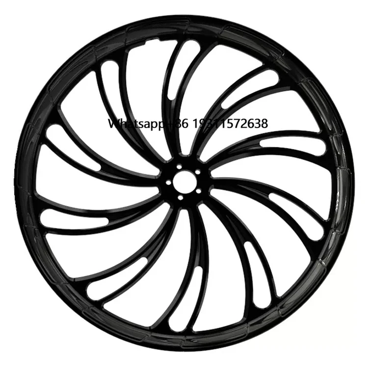 Black Anodized 18" 21" 23" 26" 30" Forged Aluminum Wheels CNC Motorcycle Wheel Hub
Black Anodized 18" 21" 23" 26" 30" Forged Aluminum Wheels CNC Motorcycle Wheel Hub