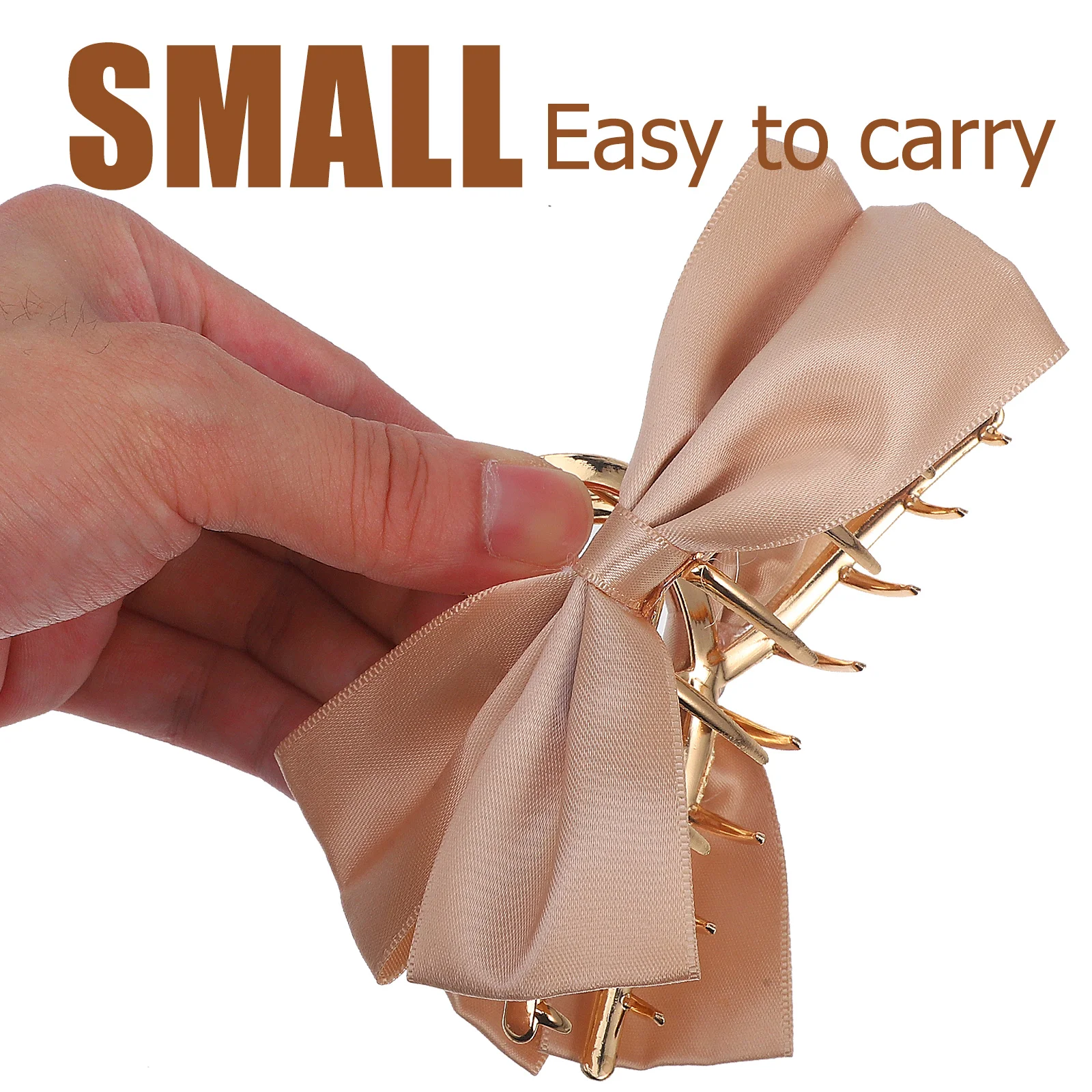 Claw Clips Satin Bow Hair Bowknot with Back of Head Hairpin for Women Khaki Elegant Cute
Claw Clips Satin Bow Hair Bowknot with Back of Head Hairpin for Women Khaki Elegant Cute
