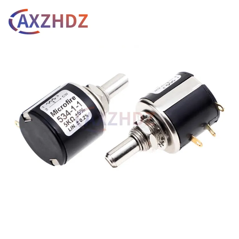 534-1-1 Spectorl Precision Coil Wire Wound Potentiometer 534 2w 10R 100R 200R 500R 1K 2K 5K 10K 20K 50K 100K
534-1-1 Spectorl Precision Coil Wire Wound Potentiometer 534 2w 10R 100R 200R 500R 1K 2K 5K 10K 20K 50K 100K