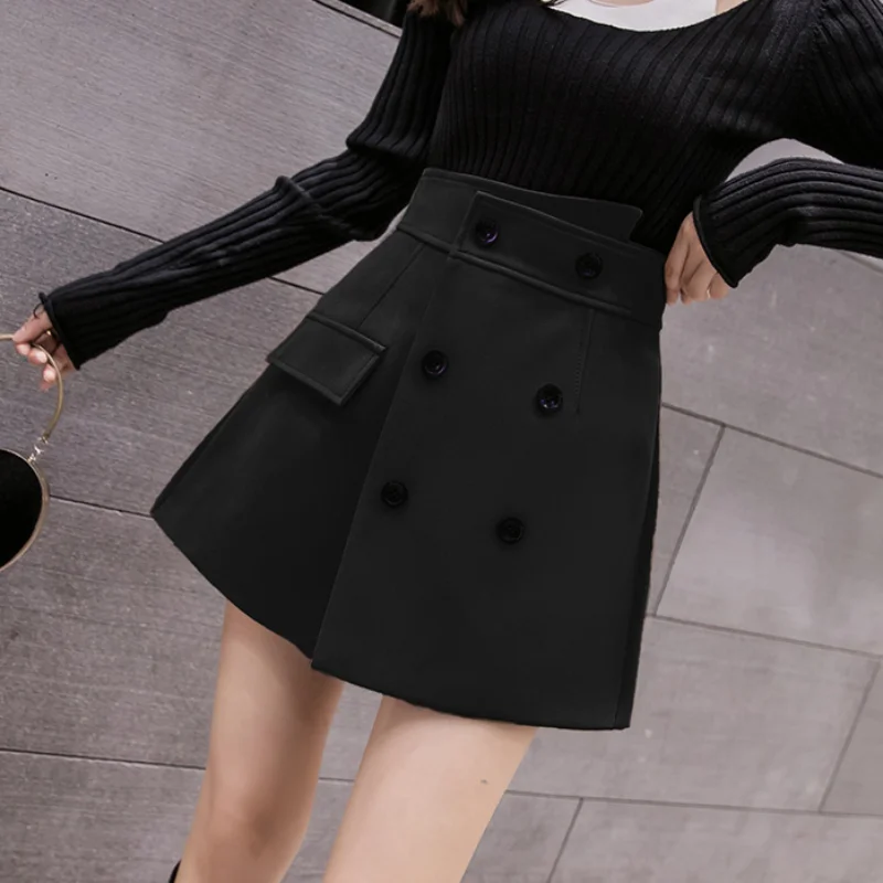 Wool Irregular Shorts Pants 2023 Winter New Women Double breasted High Waist Wide Leg Pants Slim Boots Skirt Pants Female Tops
Wool Irregular Shorts Pants 2023 Winter New Women Double breasted High Waist Wide Leg Pants Slim Boots Skirt Pants Female Tops