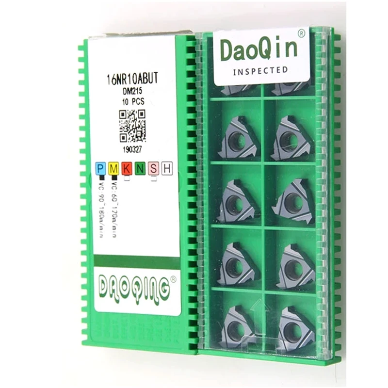 10Pcs DaoQin American Standard 45°serrated Carbide Threaded insert 11ER 11NR 16ER 16NR 10ABUT 12ABUT universal machining
10Pcs DaoQin American Standard 45°serrated Carbide Threaded insert 11ER 11NR 16ER 16NR 10ABUT 12ABUT universal machining