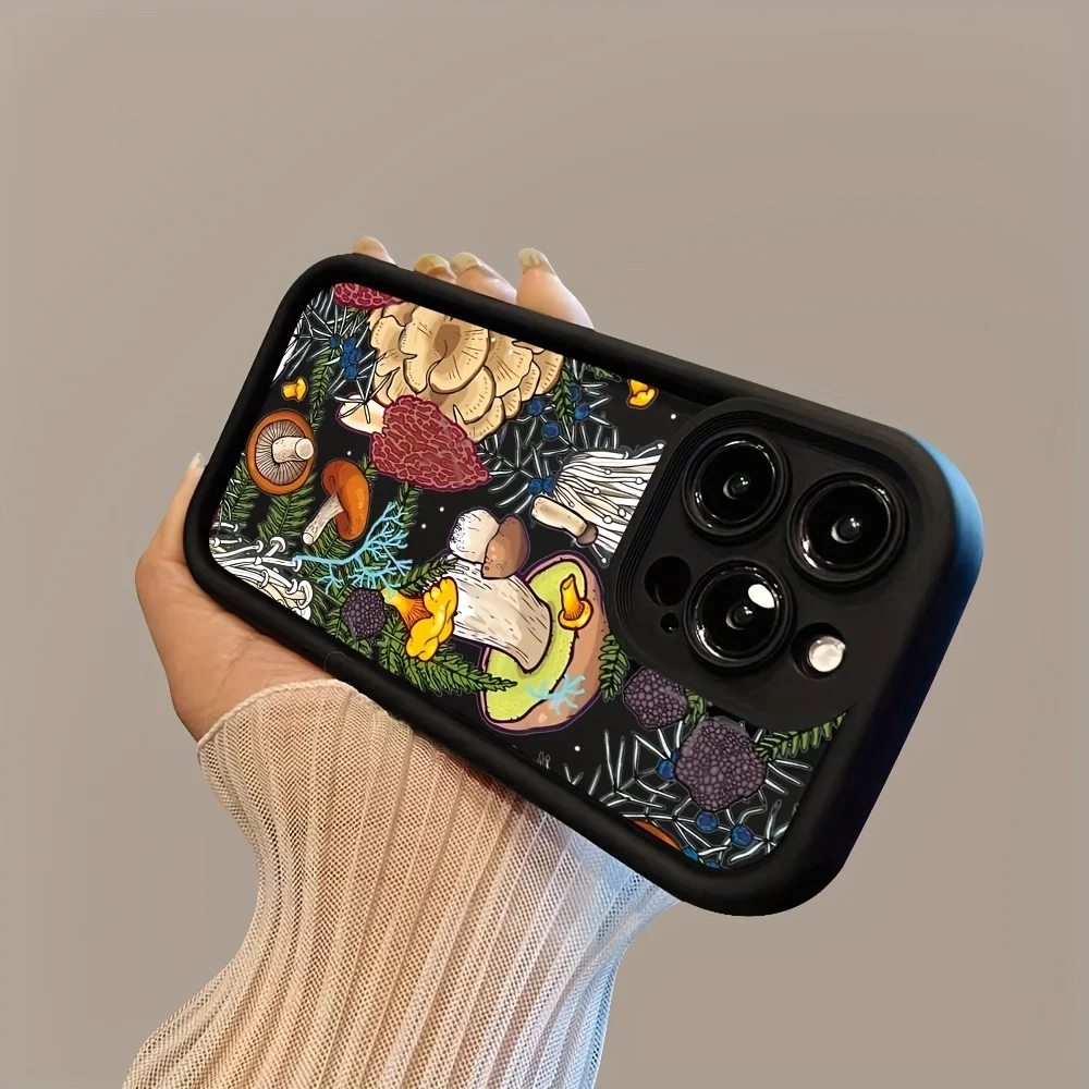 Mushroom pattern design phone case for iPhone 17 16 15 14 13 12 11 Pro/ Max/Plus shock-proof rear cover anti-fingerprint
Mushroom pattern design phone case for iPhone 17 16 15 14 13 12 11 Pro/ Max/Plus shock-proof rear cover anti-fingerprint