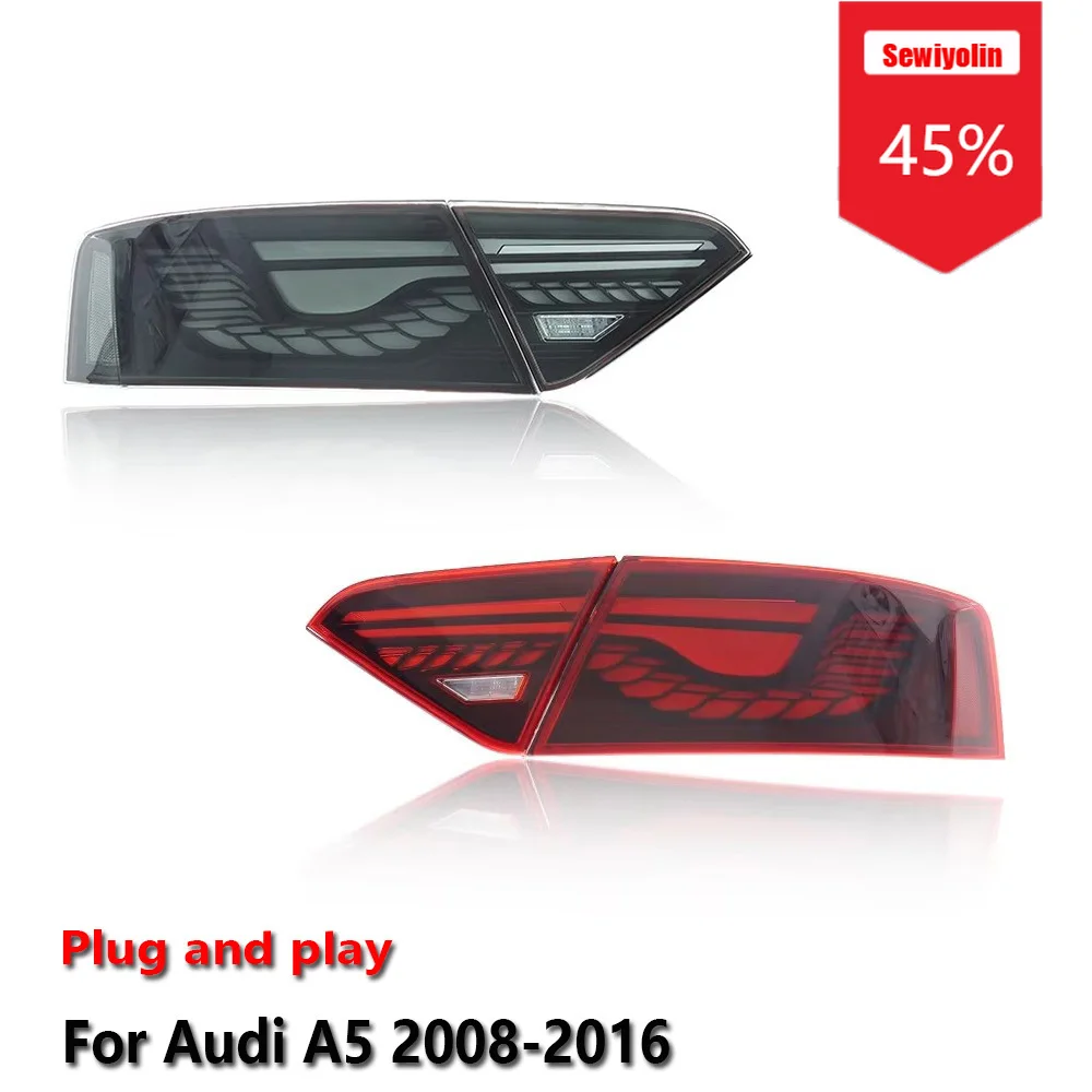 Sewiyolin автомобильные светодиодные задние фонари в сборе для Audi A5 2008-2016 авто противотуманные DRL тормозные указатели поворота Plug and Play
Sewiyolin автомобильные светодиодные задние фонари в сборе для Audi A5 2008-2016 авто противотуманные DRL тормозные указатели поворота Plug and Play