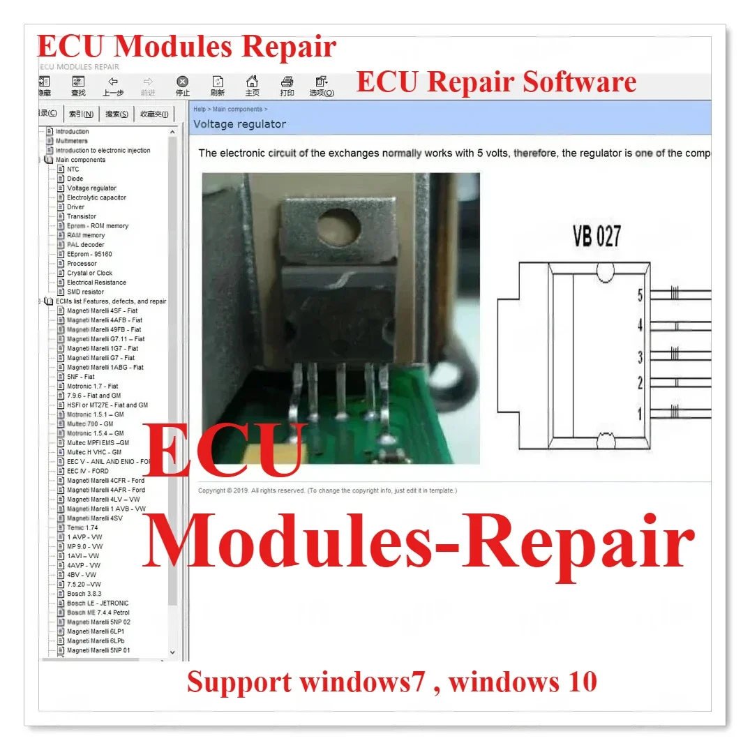 NEW!ECU Modules Repair Guide EEprom Defect Immo Location Including Multimeters Transistor Car Repair Tool ECU Repair Software
NEW!ECU Modules Repair Guide EEprom Defect Immo Location Including Multimeters Transistor Car Repair Tool ECU Repair Software