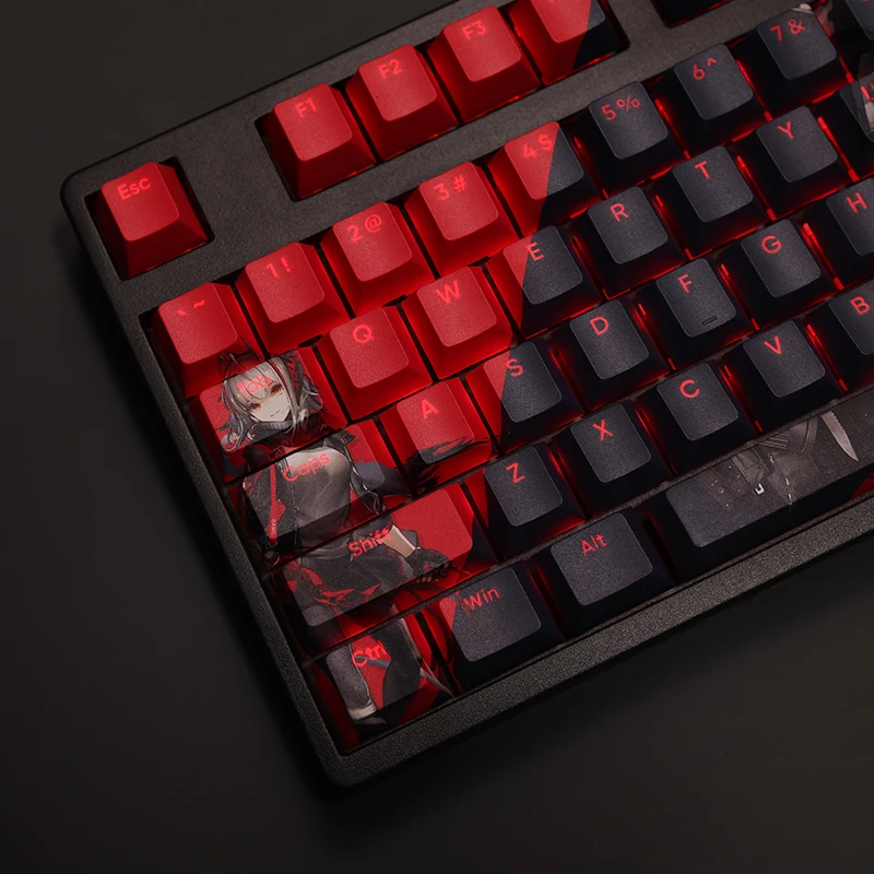 108 Keys/Set Arknights W PBT Games Anime Keycaps Cherry Profile for MX Switch Keycap DIY Mechanical Keyboard Game Gift
108 Keys/Set Arknights W PBT Games Anime Keycaps Cherry Profile for MX Switch Keycap DIY Mechanical Keyboard Game Gift