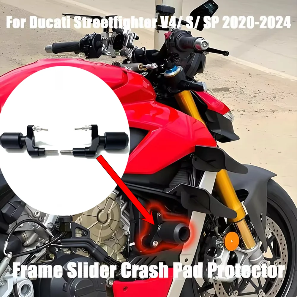 V4/S/SP Motorcycle Falling Protection Frame Slider For Ducati Streetfighter V4/S/SP 2020-2024 Fairing Guard Crash Pad Protector
V4/S/SP Motorcycle Falling Protection Frame Slider For Ducati Streetfighter V4/S/SP 2020-2024 Fairing Guard Crash Pad Protector