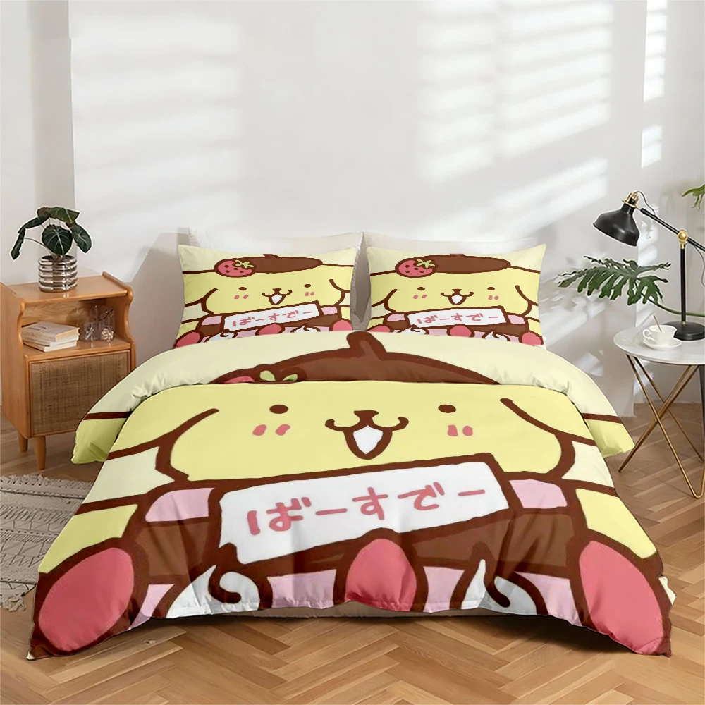3-Piece High-Definition Digital Print Bedding Set, Large Patterned Duvet Cover Set with Cartoon Pudding Dog Design, Includes 1 Duvet Cover + 2 Pillowcases, Suitable for Bedroom, Guest Room, Home Decoration, Polyester Fiber Duvet Cover + Pillowcases, Ultra
3-Piece High-Definition Digital Print Bedding Set, Large Patterned Duvet Cover Set with Cartoon Pudding Dog Design, Includes 1 Duvet Cover + 2 Pillowcases, Suitable for Bedroom, Guest Room, Home Decoration, Polyester Fiber Duvet Cover + Pillowcases, Ultra
