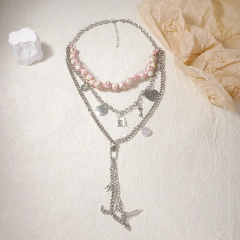 Богемное модное женское ожерелье с уникальным креативным дизайном, длинное многослойное ожерелье с цепочками, универсальное, повседневное
Богемное модное женское ожерелье с уникальным креативным дизайном, длинное многослойное ожерелье с цепочками, универсальное, повседневное