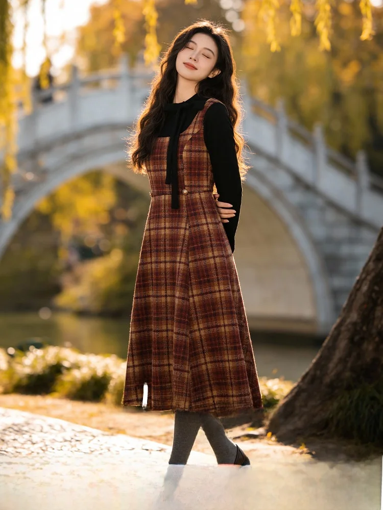 plus Size Women's Dr Slimming Plaid Long Dr Retro Sle round Ne A-Line Skirt Polyester Fiber Long Sve Winter New ...
plus Size Women's Dr Slimming Plaid Long Dr Retro Sle round Ne A-Line Skirt Polyester Fiber Long Sve Winter New ...
