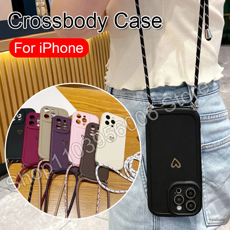 Чехол-кроссбоди для iPhone 17, 16, 15 Pro Max, 14, 13, 12, 11 с ремешком, силиконовая задняя крышка
Чехол-кроссбоди для iPhone 17, 16, 15 Pro Max, 14, 13, 12, 11 с ремешком, силиконовая задняя крышка