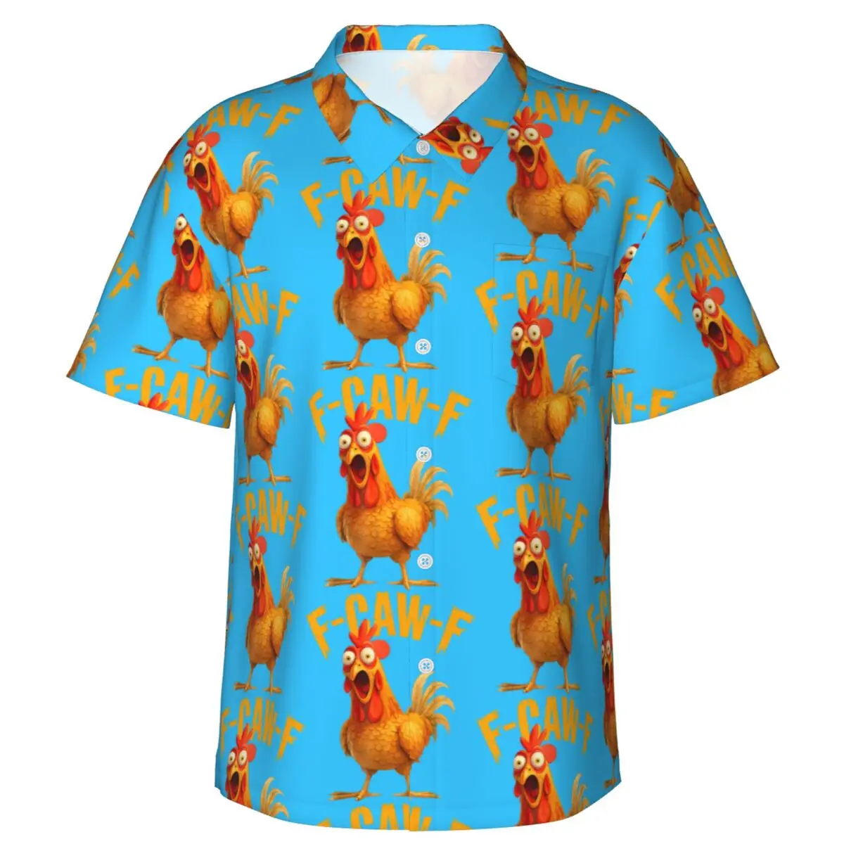 Гавайская рубашка, пляжная забавная F-Caw-F Chicken FCAWF, куриные блузки, винтажные повседневные рубашки, мужская одежда с короткими рукавами Y2K, одежда больших размеров 
Гавайская рубашка, пляжная забавная F-Caw-F Chicken FCAWF, куриные блузки, винтажные повседневные рубашки, мужская одежда с короткими рукавами Y2K, одежда больших размеров